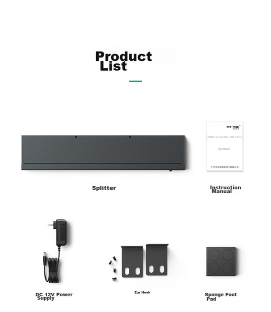 Разветвитель видеосигнала MT-Viki MT-SP1016 HDMI на 16 выходов - изображение 16