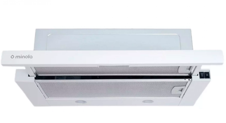 Витяжка вбудована Minola MTL 6292 WH 700 LED - зображення 5