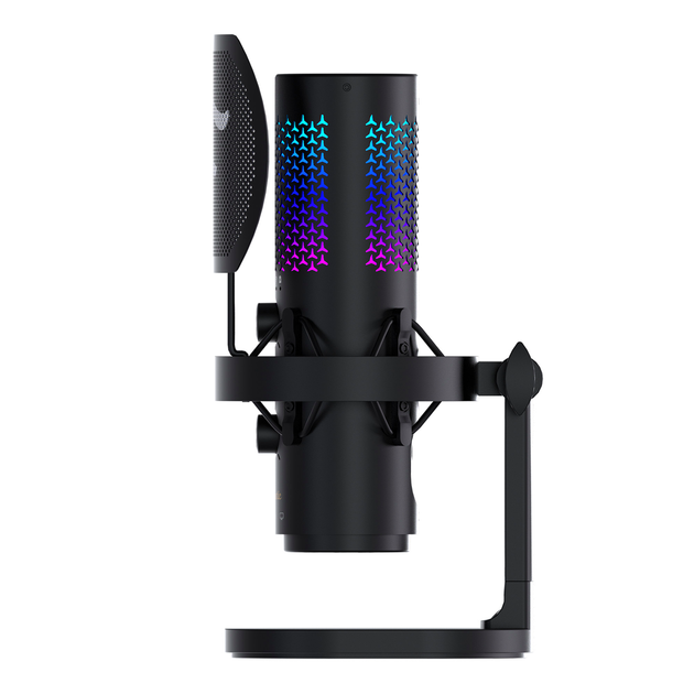 Микрофон FANTECH WFM1 Resono конденсаторный с шумоподавлением для стрима и подкастов Black - изображение 5