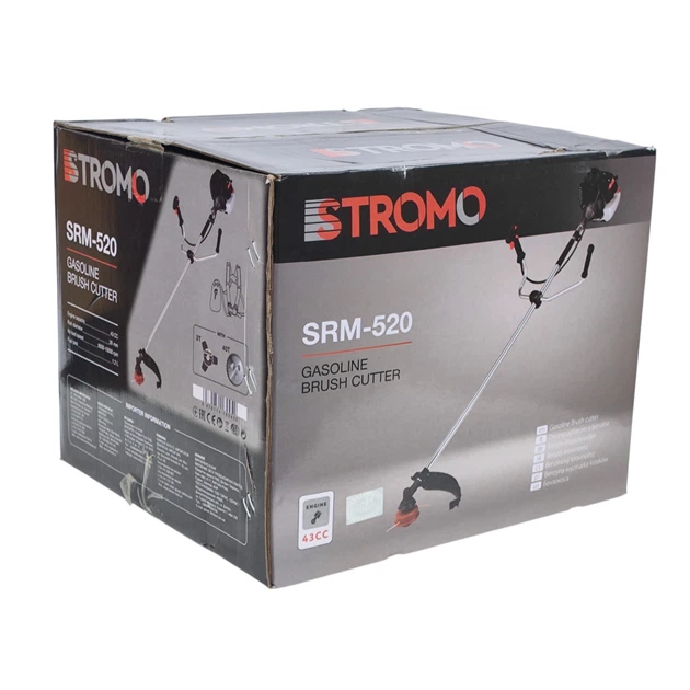 Бензиновий тример STROMO SRM-520 (2 ножі, 1 катушка) - Фото 1 Бензиновий тример STROMO SRM-520 (2 ножі, 1 катушка) - зображення 1