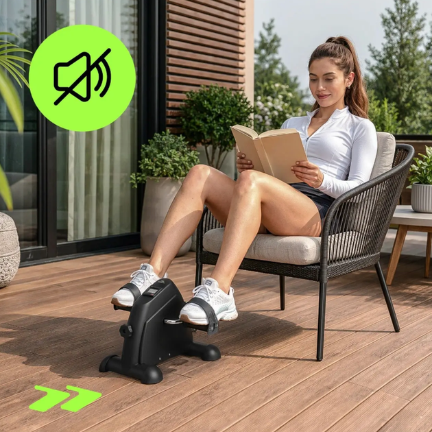 Мини-велотренажер Scoopes BodySpin Plus 114927 для рук и ног с LCD-дисплеем и регулировкой сопротивления - Фото 9 Мини-велотренажер Scoopes BodySpin Plus 114927 для рук и ног с LCD-дисплеем и регулировкой сопротивления - изображение 9