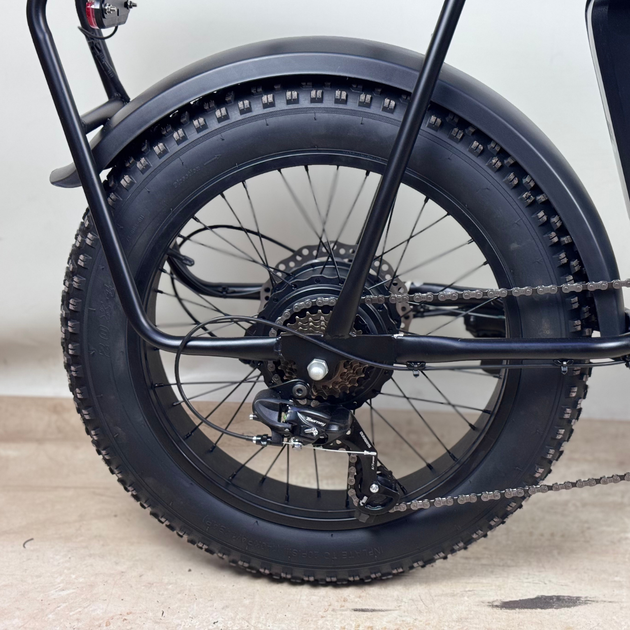 Велосипед з електроприводом 20" ST IronWolf 48B 13А*ч 1000Вт чорний 45км-запас ходу - зображення 5
