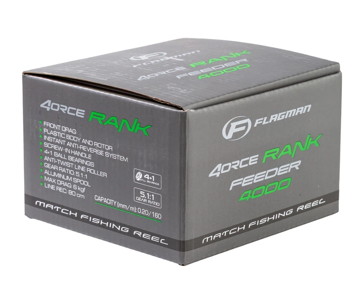 Катушка фидерная Flagman Force Rank Feeder 4000 - Фото 7 Катушка фидерная Flagman Force Rank Feeder 4000 - изображение 7