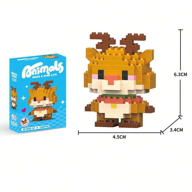 Конструктор BRICKS Animals Deer - зображення 2