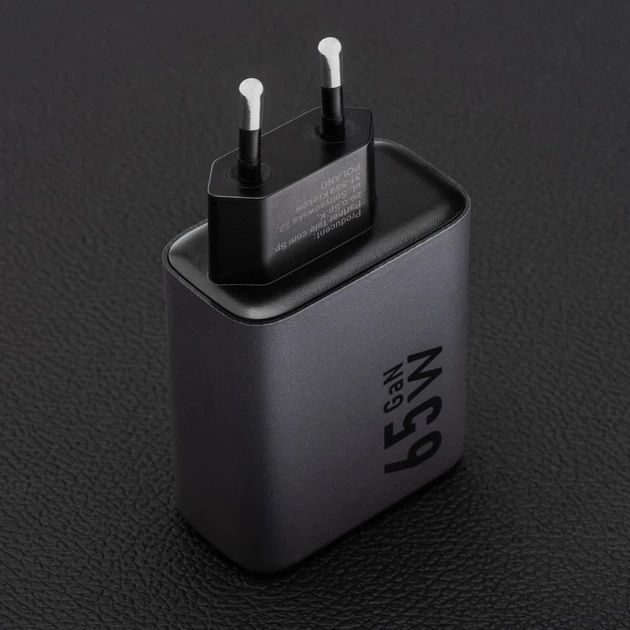 Сетевое зарядное устройство Forcell F-Energy GaN 2 x USB C + USB A QC4.0 PD 4A 65W Grey (5903396231452) - изображение 10