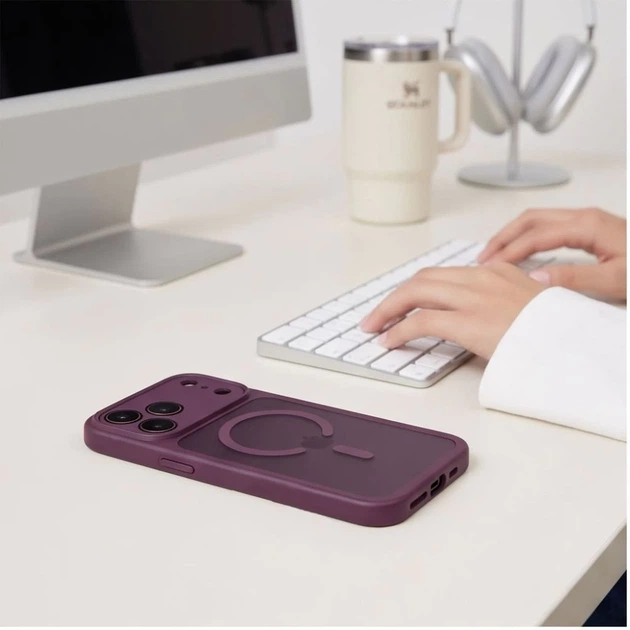 Чехол Tech-Protect Basicmag для iPhone 18 Pro Max | 17 Pro Max Dark Cherry (5906302341856) - изображение 6