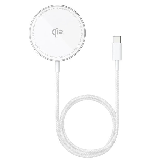 Беспроводная зарядка Baseus Simple Mini4 Air Qi2 15W магнитная Silver (6932172670955) - Фото 1 Беспроводная зарядка Baseus Simple Mini4 Air Qi2 15W магнитная Silver (6932172670955) - изображение 1