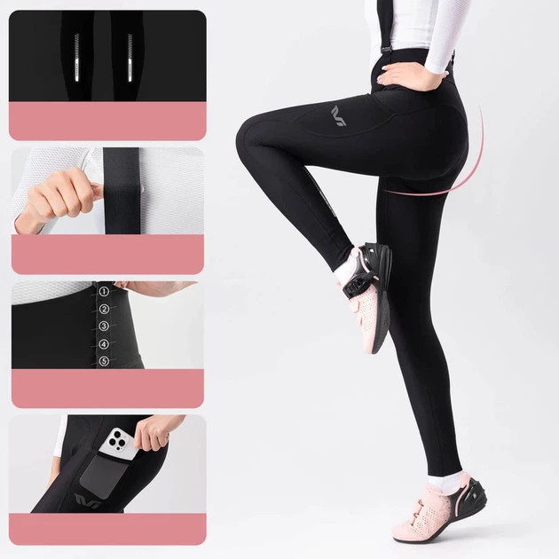 Велоштаны женские Rockbros YDCK006 Black S (5907769393754) - изображение 7