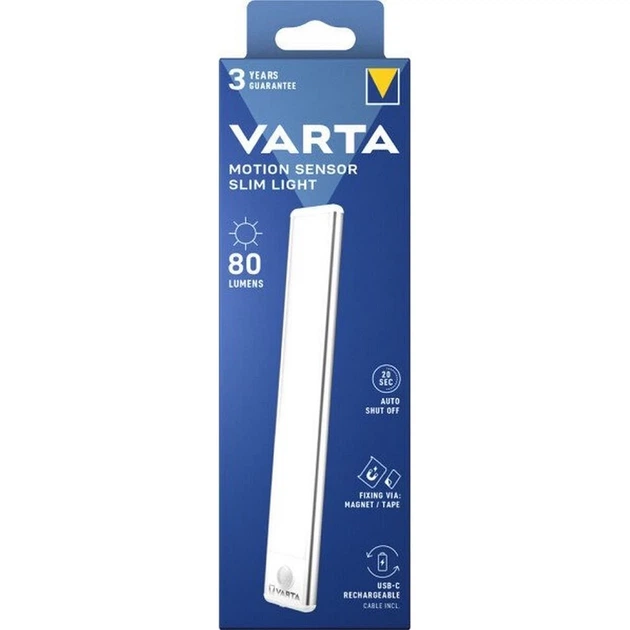 Фонарь Varta с датчиком движения Motion Sensor Slim Light 17624 - изображение 2