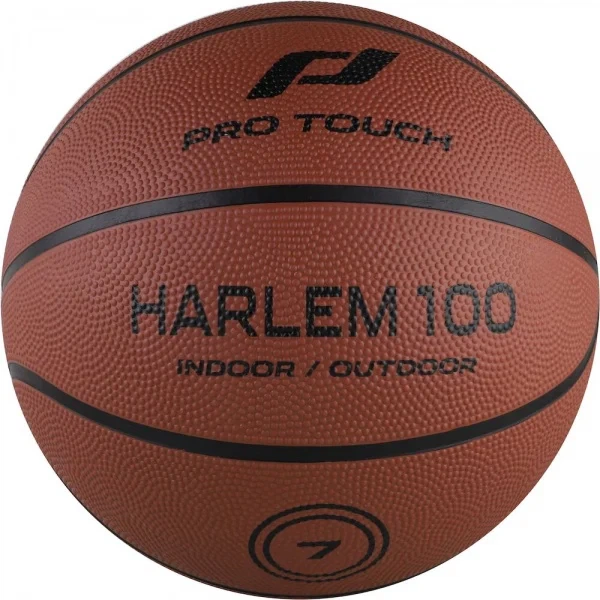 М'яч баскетбольний PRO TOUCH Harlem 100 гума коричневий, чорний 7 - Фото 2 М'яч баскетбольний PRO TOUCH Harlem 100 гума коричневий, чорний 7 - зображення 2