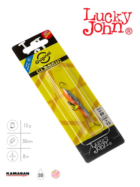 Балансир Lucky John CLASSIC 5 50мм 5г морозостойкий пластик цвет 45H - изображение 3
