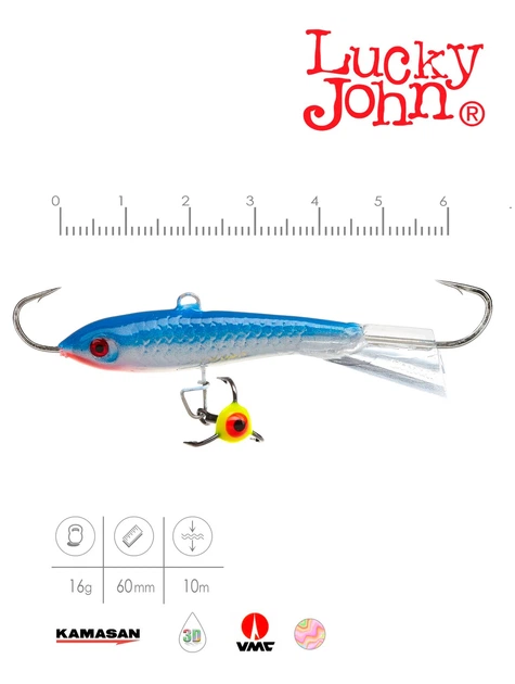 Балансир Lucky John CLASSIC 6 60 мм 18 г 15H - Фото 2 Балансир Lucky John CLASSIC 6 60 мм 18 г 15H - изображение 2