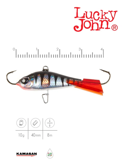 Балансир Lucky John BALTIC 4 40 мм пластик 12 г 12HRT - изображение 2