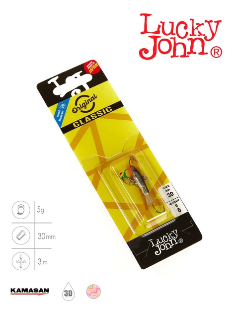 Балансир Lucky John CLASSIC 3 30 мм 13 г Kamasan 13H - Фото 3 Балансир Lucky John CLASSIC 3 30 мм 13 г Kamasan 13H - изображение 3