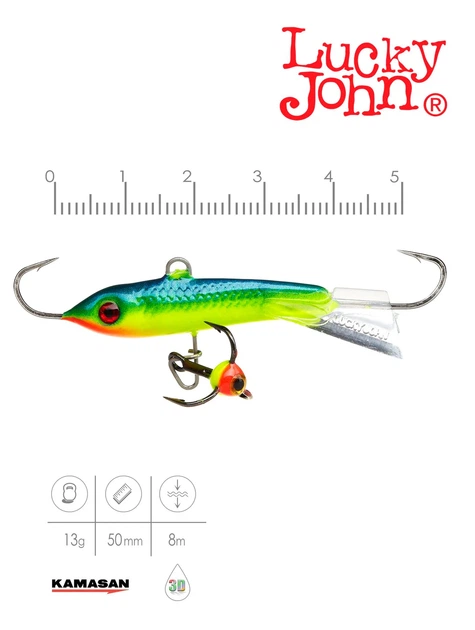 Балансир Lucky John CLASSIC 50 мм 13 г цвет 29 морозостойкий пластик - Фото 2 Балансир Lucky John CLASSIC 50 мм 13 г цвет 29 морозостойкий пластик - изображение 2