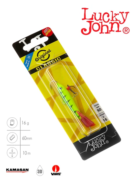 Балансир Lucky John CLASSIC 6 60 мм 18 г пластик 36RT - изображение 3