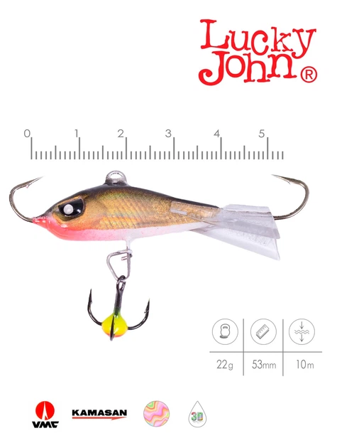 Балансир Lucky John BALTIC 50 мм 10 г пластик 10H - изображение 4