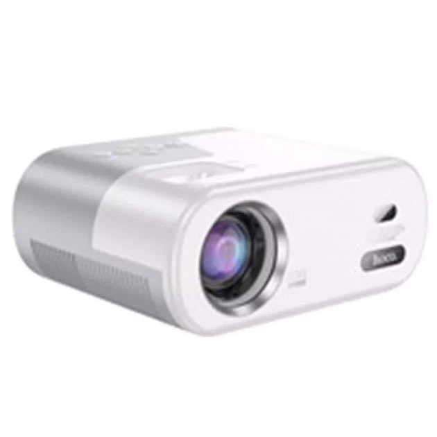 Портативный Smart-проектор Hoco DT2 HD (1280x720p, Android, Wi-Fi 2.4G/5G, Bluetooth 5.0, 140 ANSI) / Мультимедийный мини-проектор для дома с HDMI, USB, AUX, AV (Поддержка YouTube, Netflix, Disney+) - изображение 2