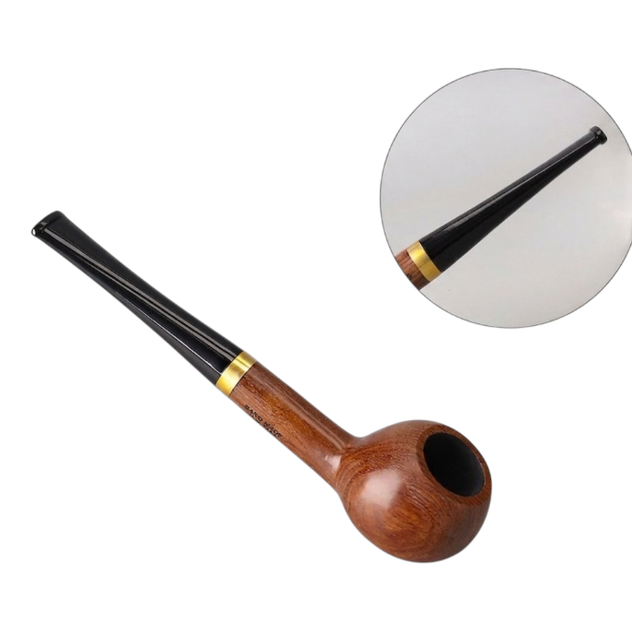 Люлька для куріння Muxiang Rosewood Churchwarden without filter 132BH-0039 - Фото 4 Люлька для куріння Muxiang Rosewood Churchwarden without filter 132BH-0039 - изображение 4