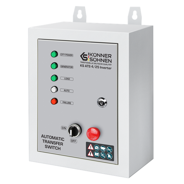 Блок автоматичного вводу резерву KS ATS 4/25 Inverter - Фото 1 Блок автоматичного вводу резерву KS ATS 4/25 Inverter - изображение 1