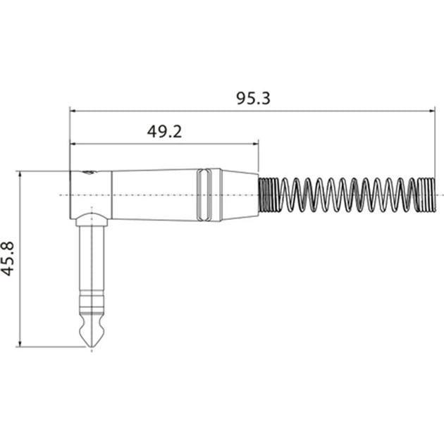 Разъем Roxtone RJ-3RPP-BN Jack 6.3mm (stereo) угловой - Фото 2 Разъем Roxtone RJ-3RPP-BN Jack 6.3mm (stereo) угловой - изображение 2