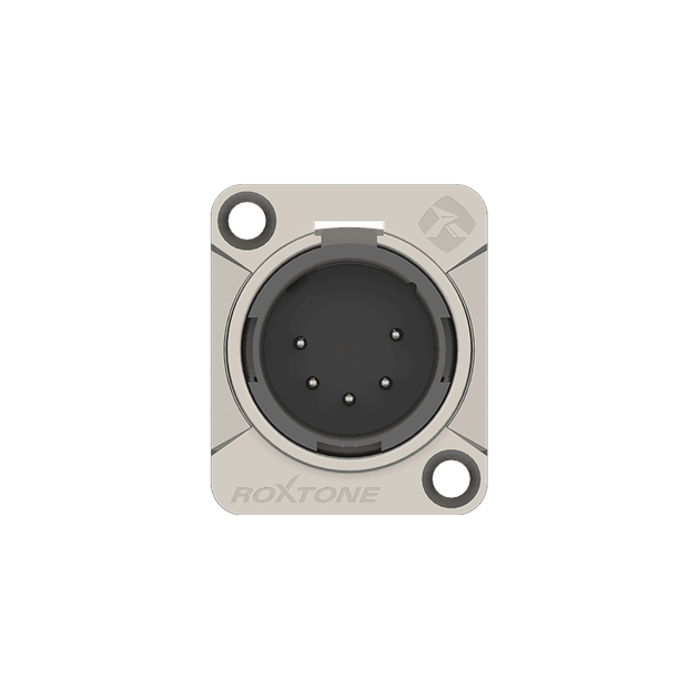 Роз'єм Roxtone RX-5MD-NT 5-pin XLR male (тато) - Фото 2 Роз'єм Roxtone RX-5MD-NT 5-pin XLR male (тато) - зображення 2
