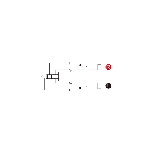 Перехідник Roxtone RP-AN-325 3.5 mm jack stereo male (тато) — 2x6.3mm jack mono female (мама) - зображення 3