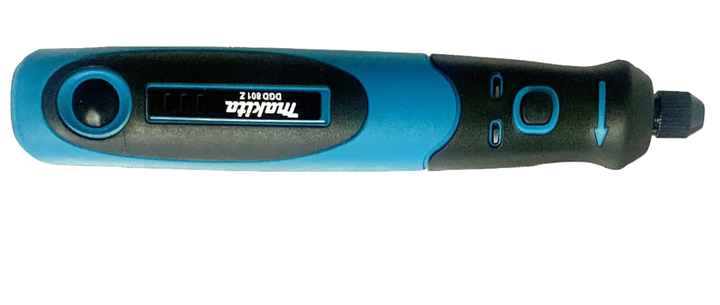 Аккумуляторный мини гравер Makita DGD801Z 3.7 В 2000 мАч прямой шлифовальный инструмент 15000 об мин с регулировкой скорости цангой 1 3.2 мм комплектом насадок для гравировки шлифовки полировки заточки зачистки дерева металла пластика камня - изображение 5