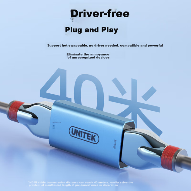 Удлинитель сигнала HDMI Unitek V166B 8K/60 Гц - изображение 2