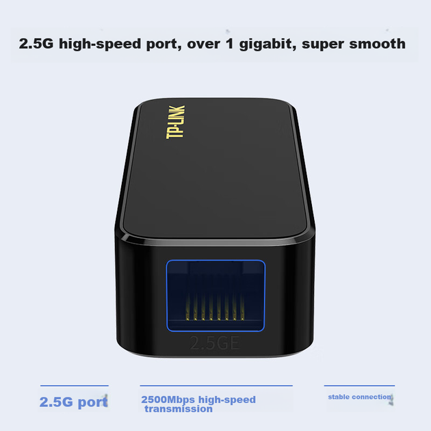Адаптер TP-LINK UG330 USB 3.0 — RJ45, 2.5G Ethernet, для ноутбуков Apple, Xiaomi, Huawei - изображение 6