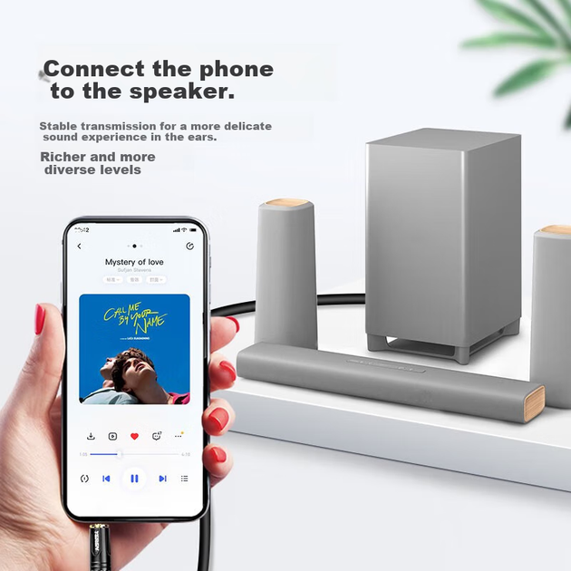 Аудиокабель Yeren YR-YP21 Mini Jack 3.5 мм — XLR, 15 м - изображение 3