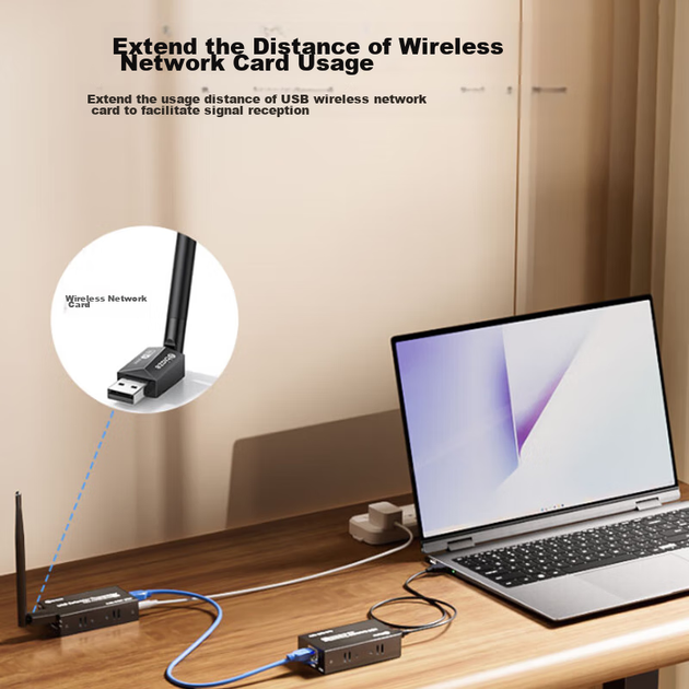 Удлинитель сигнала USB Biaze HQ38 100 м - изображение 3