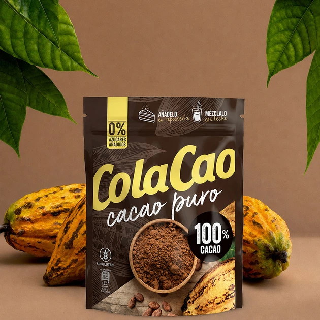 Какао-порошок 0% Цукру Cola Cao Cacao Puro 100% Cacao 250 г - изображение 5