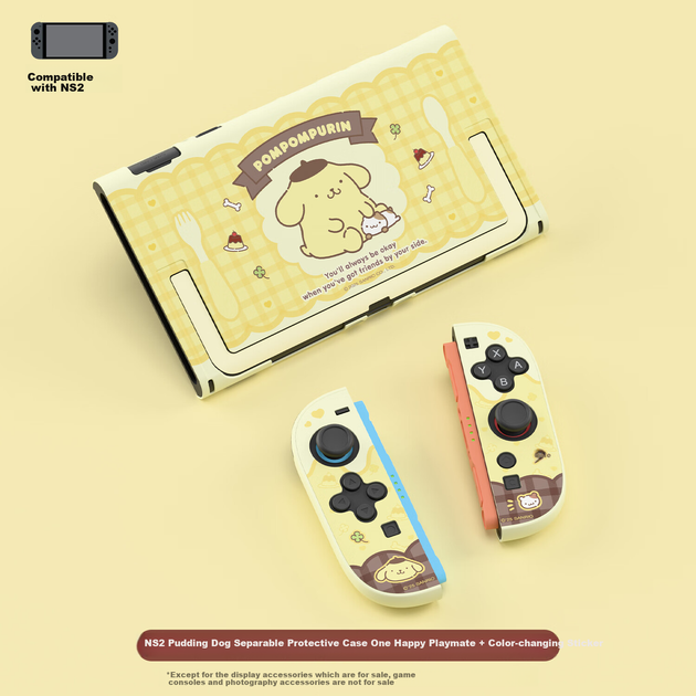 Чехол Jixiang Sanrio для Nintendo Switch 2 съемный жесткий противоударный с рисунком - Фото 4 Чехол Jixiang Sanrio для Nintendo Switch 2 съемный жесткий противоударный с рисунком - изображение 4