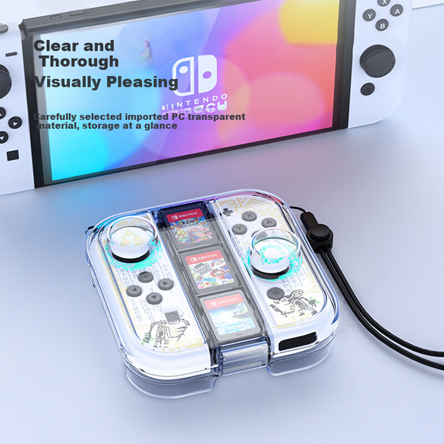 Чехол Biyoumei для Joy-Con Switch Transparent - Фото 4 Чехол Biyoumei для Joy-Con Switch Transparent - изображение 4