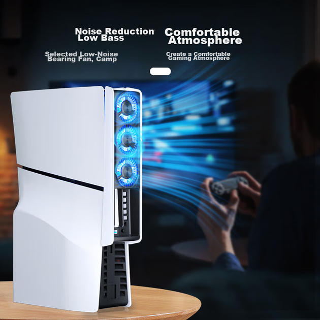Вентилятор охлаждения IINE для PS5 Slim/PS5 Pro (L960) - Фото 7 Вентилятор охлаждения IINE для PS5 Slim/PS5 Pro (L960) - изображение 7