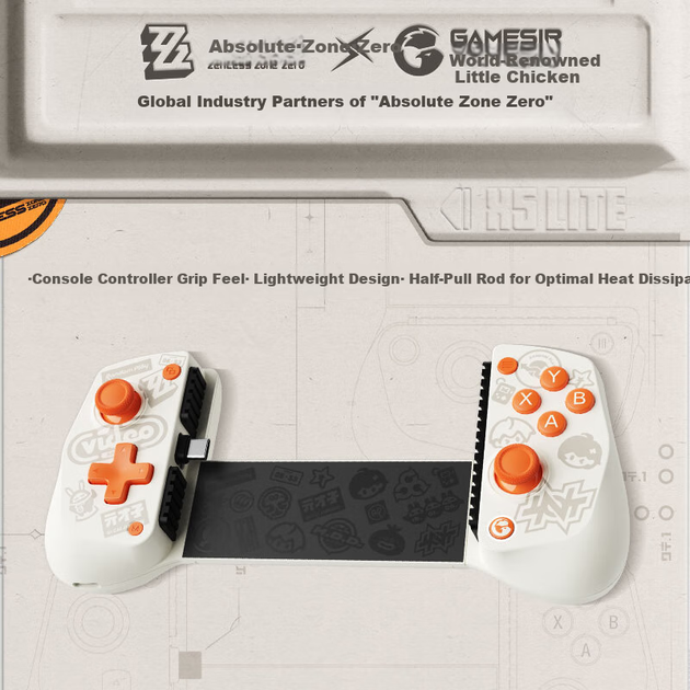Мобильный геймпад GameSir X5 Lite Zenless Zone Zero Android/iOS White - Фото 2 Мобильный геймпад GameSir X5 Lite Zenless Zone Zero Android/iOS White - изображение 2