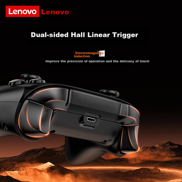 Контроллер игровой беспроводной Lenovo S02 Bluetooth Black - Фото 3 Контроллер игровой беспроводной Lenovo S02 Bluetooth Black - изображение 3