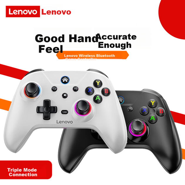 Контроллер игровой беспроводной Lenovo S02 Bluetooth Black - Фото 8 Контроллер игровой беспроводной Lenovo S02 Bluetooth Black - изображение 8