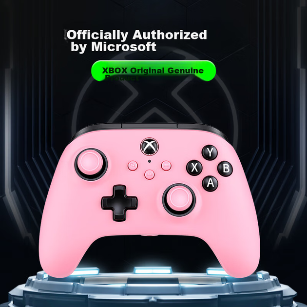 Проводной геймпад PowerA PC/Xbox One Pink (LBX-1573C) - Фото 2 Проводной геймпад PowerA PC/Xbox One Pink (LBX-1573C) - изображение 2