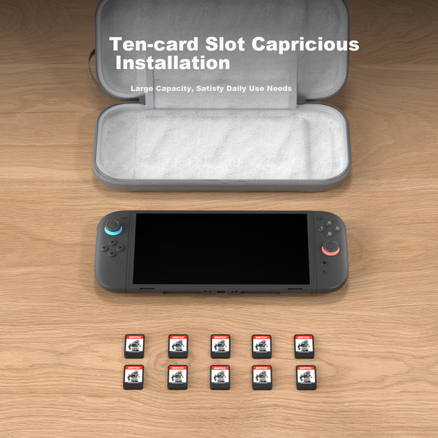 Кейс Hagibis для Nintendo Switch 2 Gray (BG10) - Фото 7 Кейс Hagibis для Nintendo Switch 2 Gray (BG10) - изображение 7