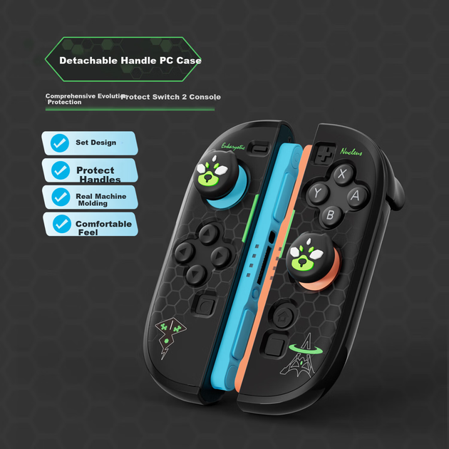 Набор аксессуаров IINE L1230 Pokemon ZA для Nintendo Switch 2 Black/Green - изображение 4