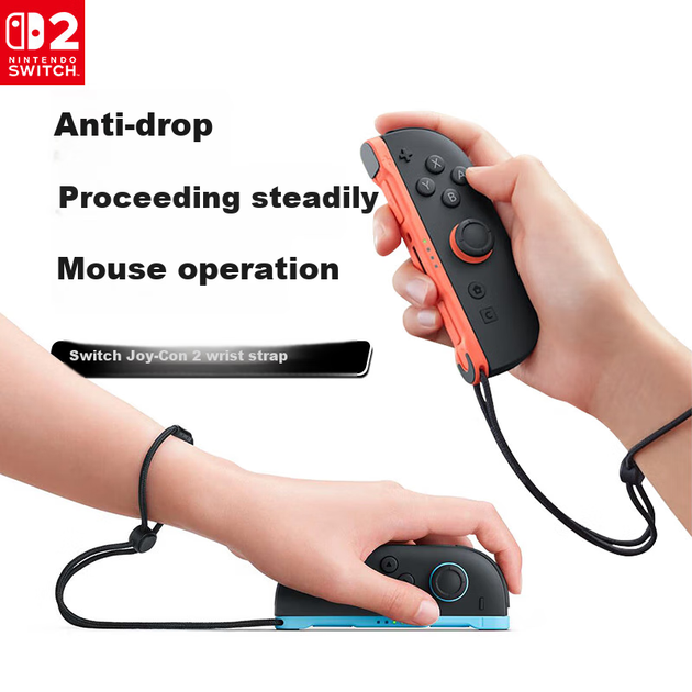 Ремешки для контроллера Nintendo Switch 2 Joy-Con, набор, Blue/Red - изображение 5