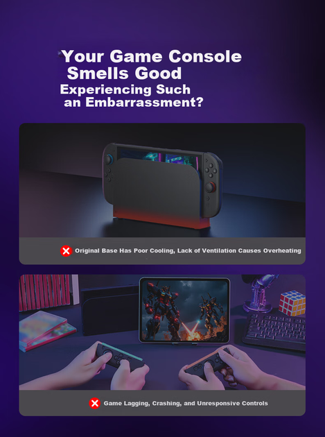 Док-станция Jemdo для Nintendo Switch 2 - Фото 2 Док-станция Jemdo для Nintendo Switch 2 - изображение 2