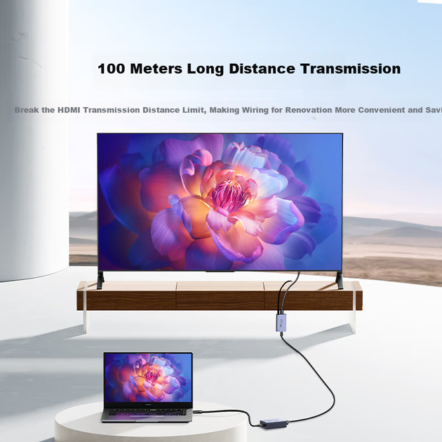 Удлинитель сигнала UGREEN 55008 HDMI по витой паре RJ45 к 100 м - изображение 3