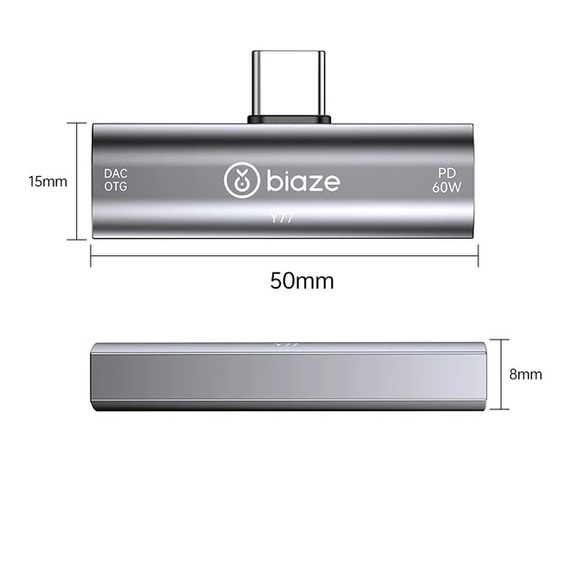 Адаптер BIAZE Type-C — 3.5 мм из ЦАП - изображение 6