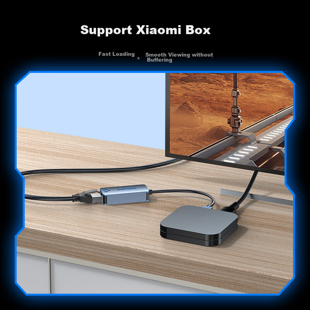 Сетевой адаптер Shengwei EUR0005J / USB / 2.5 Гбит/с Ethernet - изображение 3