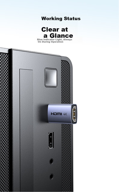 Емулятор монитора UGREEN 55441 HDMI 4K для удаленного доступу - изображение 9