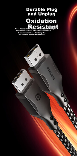 Кабель Philips SWA3129B DisplayPort - HDMI 4K 2 м - изображение 3
