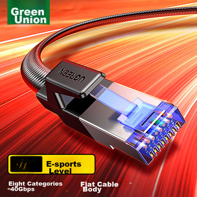 Патч-корд Ugreen Cat 8 з чистої міді екранований до 40 Гбіт/с 5 м (40173) - зображення 2